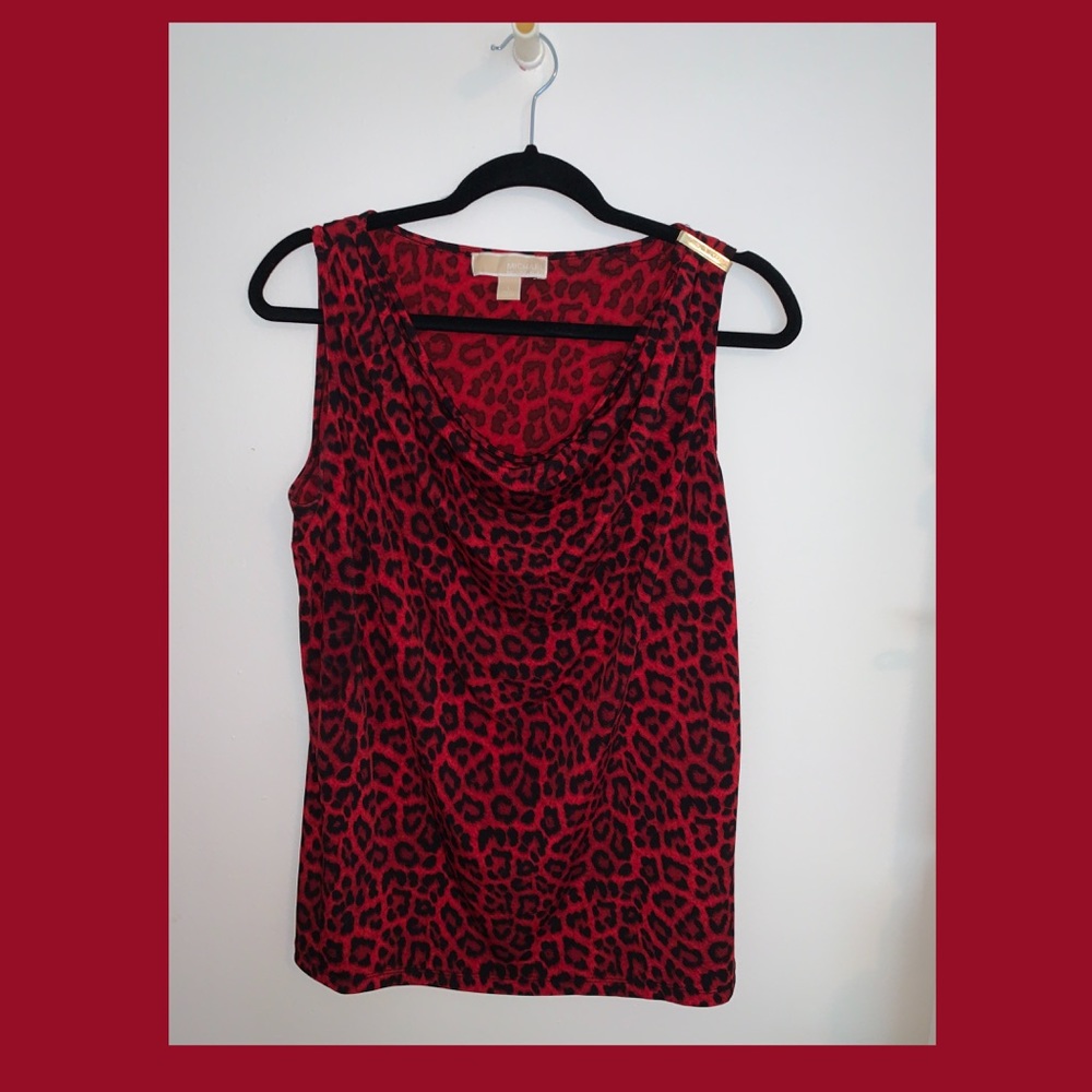 Michael Kors Cheetah Print Top